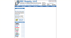 Desktop Screenshot of iecsupply.com